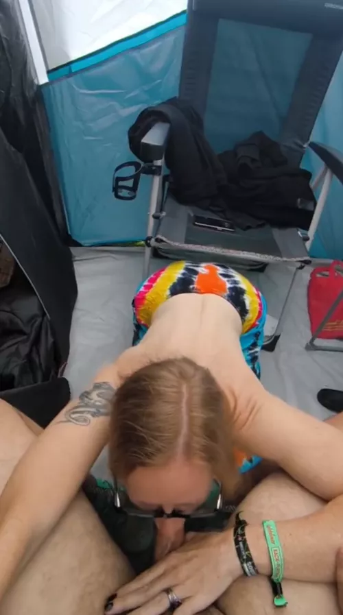 Southside Festival last weekend was caught in a downpour, so we had to occupy ourselves in our tent! by georgepauljohnringo