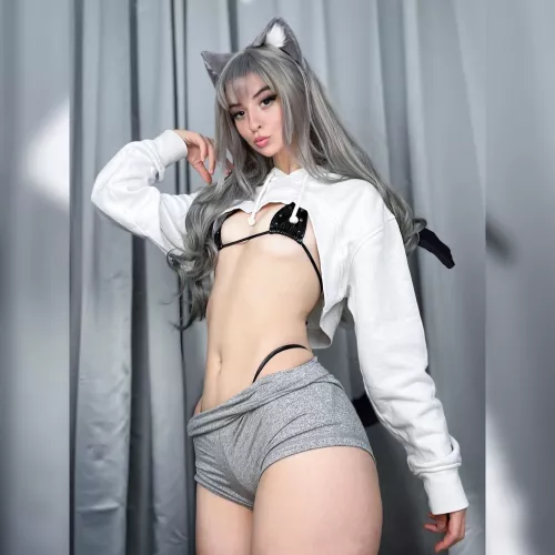 this kitten is so needy for attention by HottieMaterial