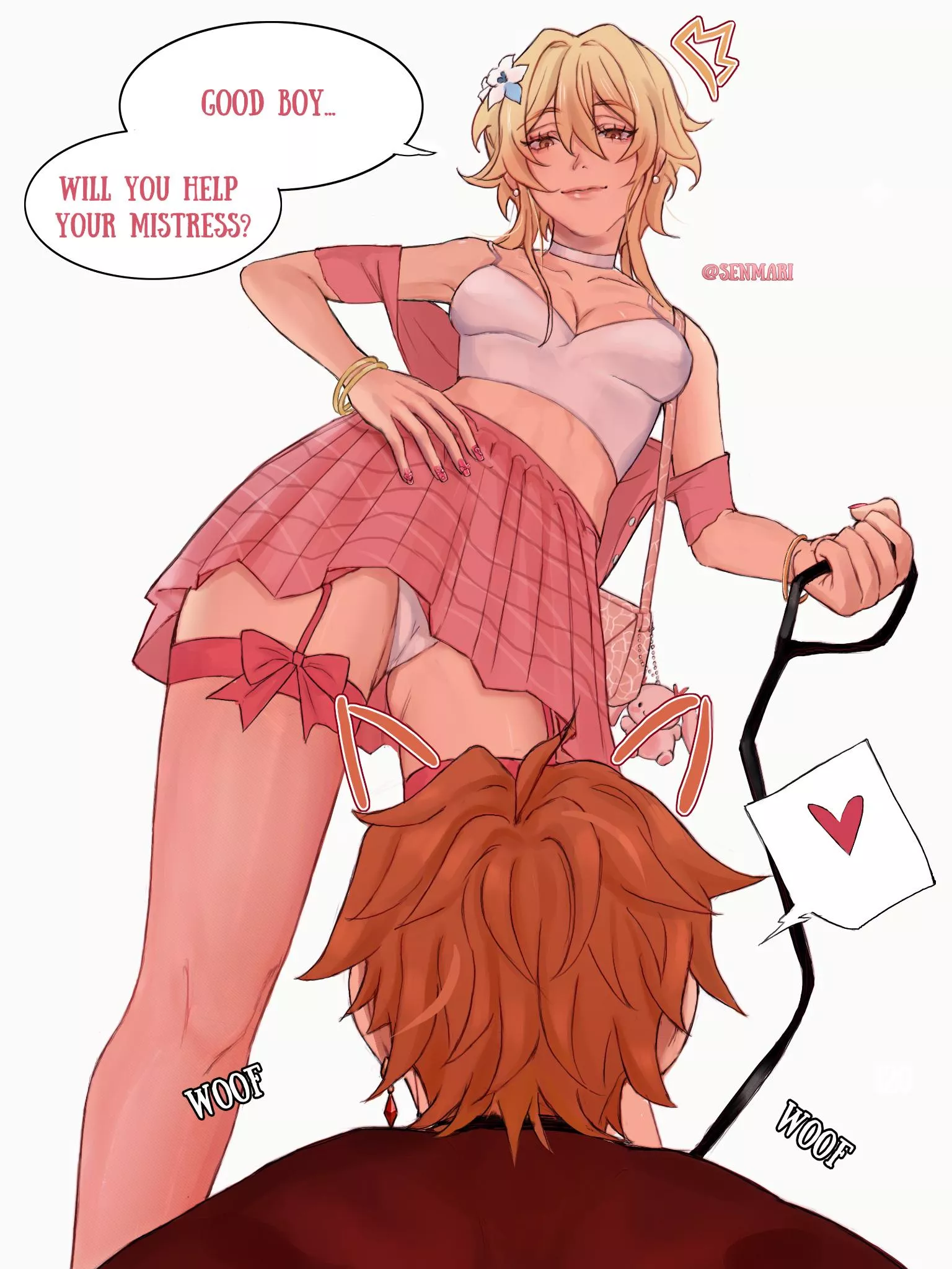 Woof Woof ❤️ posted by LeashMePls