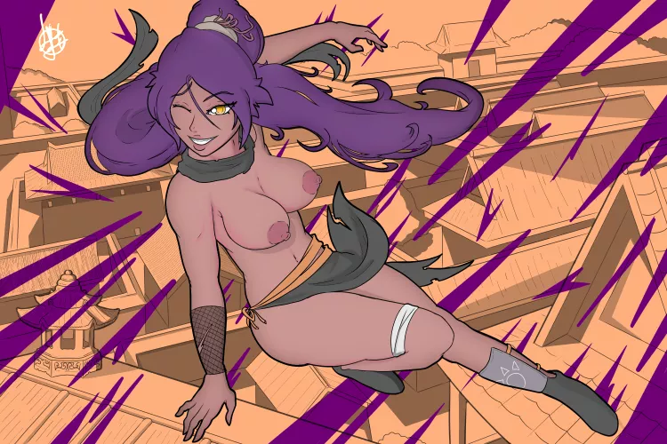 Yoruichi by me Leelith  by Special-Entrance7681