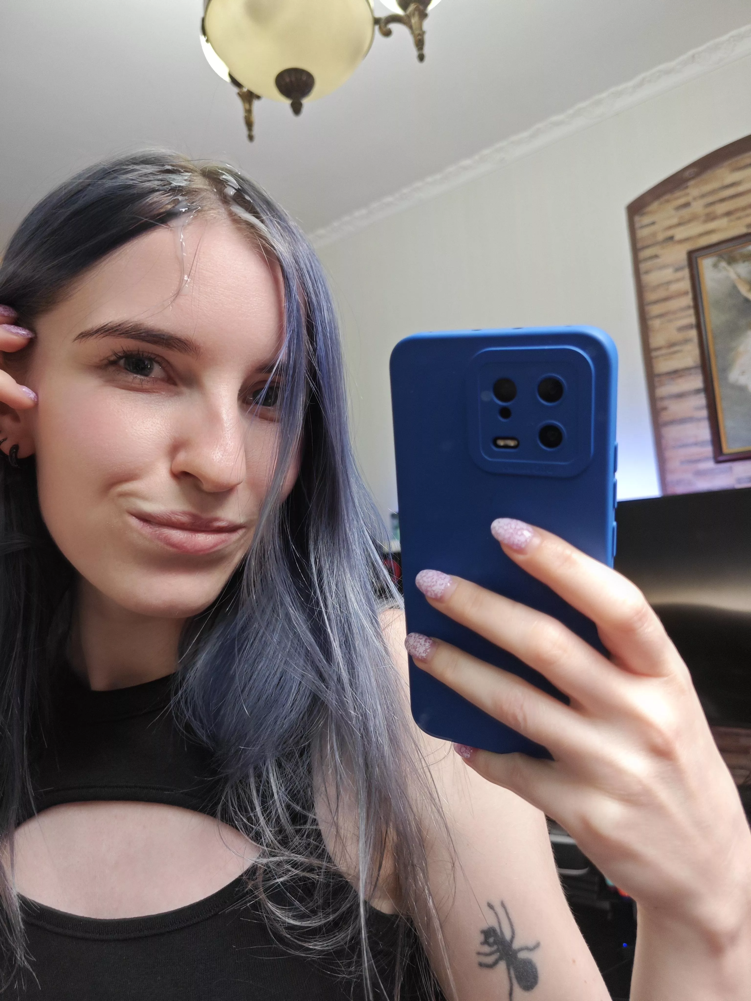 A selfie of a job well done, shall we repeat it? posted by hailey_cute