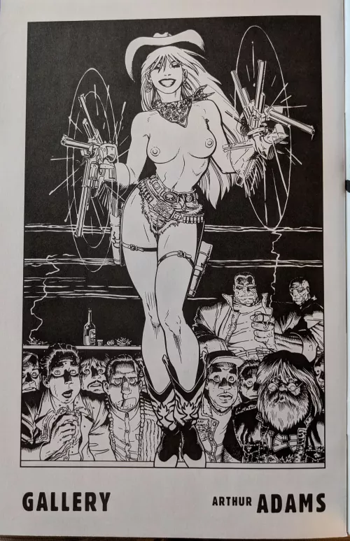 Arthur Adams cover gallery piece [Sin City The Big Fat Kill #3 of 5 January 1995] by arsteady12