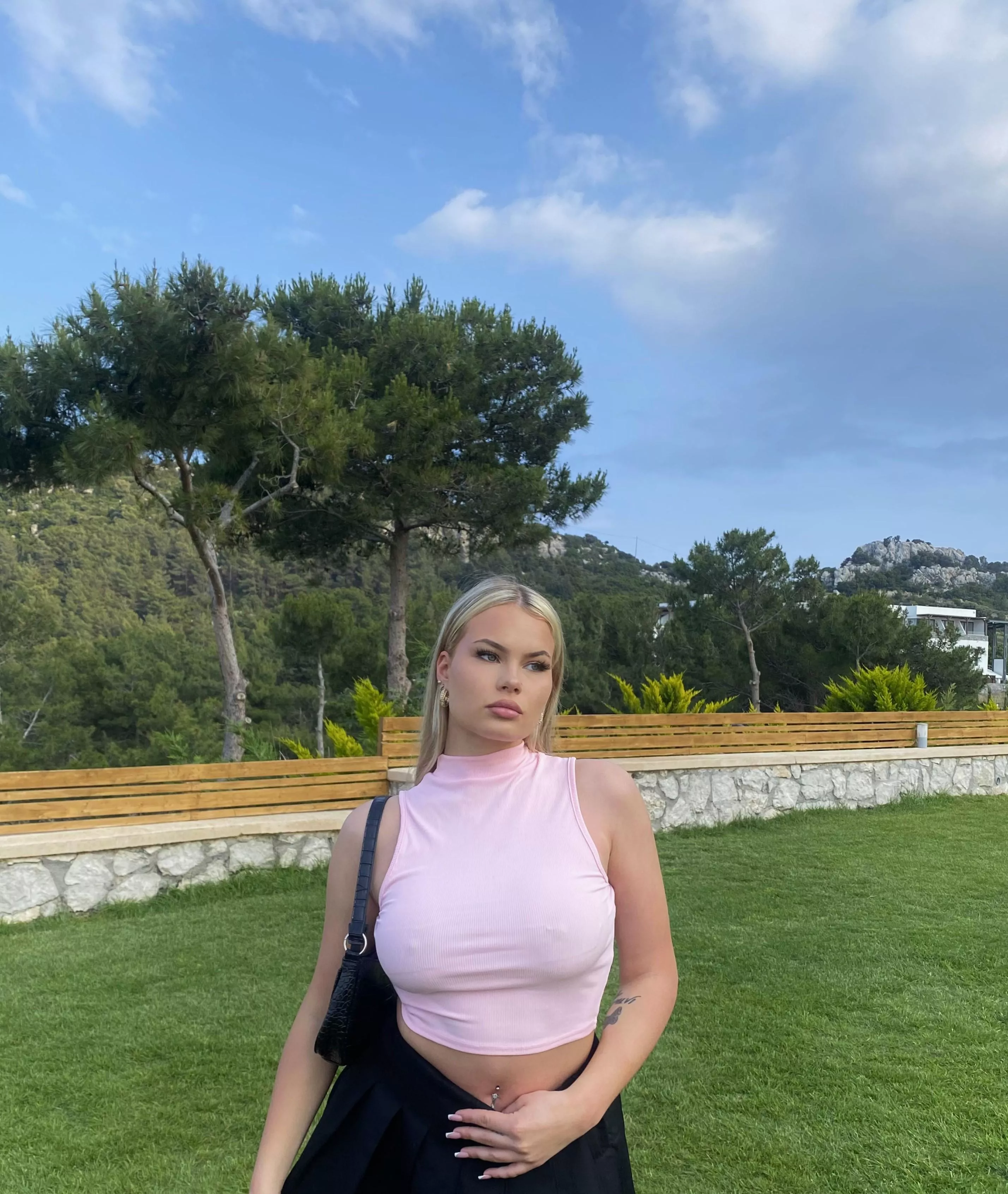 Braless in the wild ;) posted by exploringlina