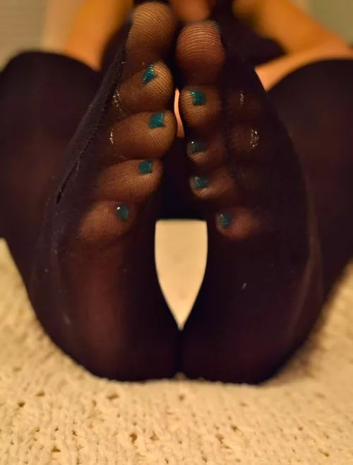 Do you like seeing my toes through these? by StellasNaughtyNails