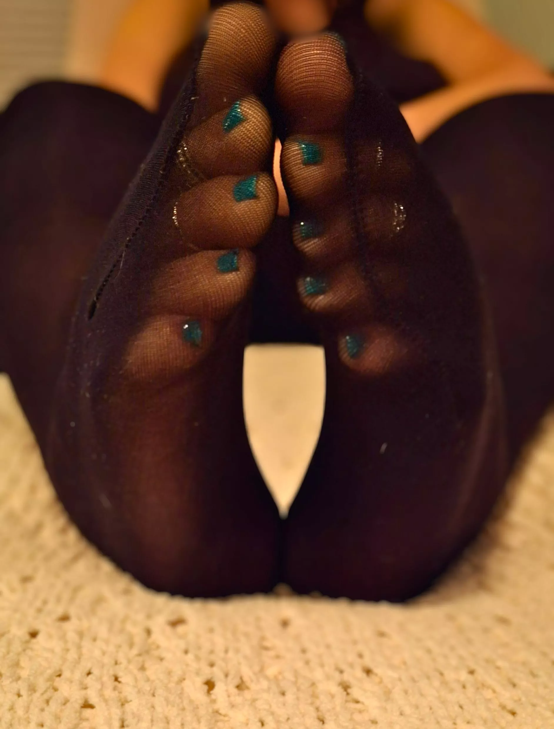 Do you like seeing my toes through these? posted by StellasNaughtyNails