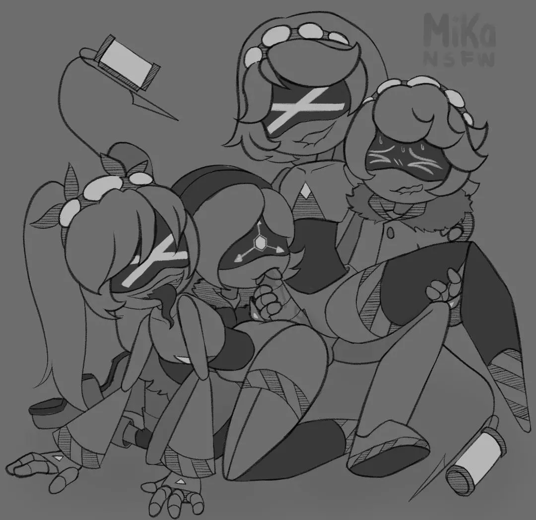 Four's a crowd (MikaNSFW) posted by coffepants787