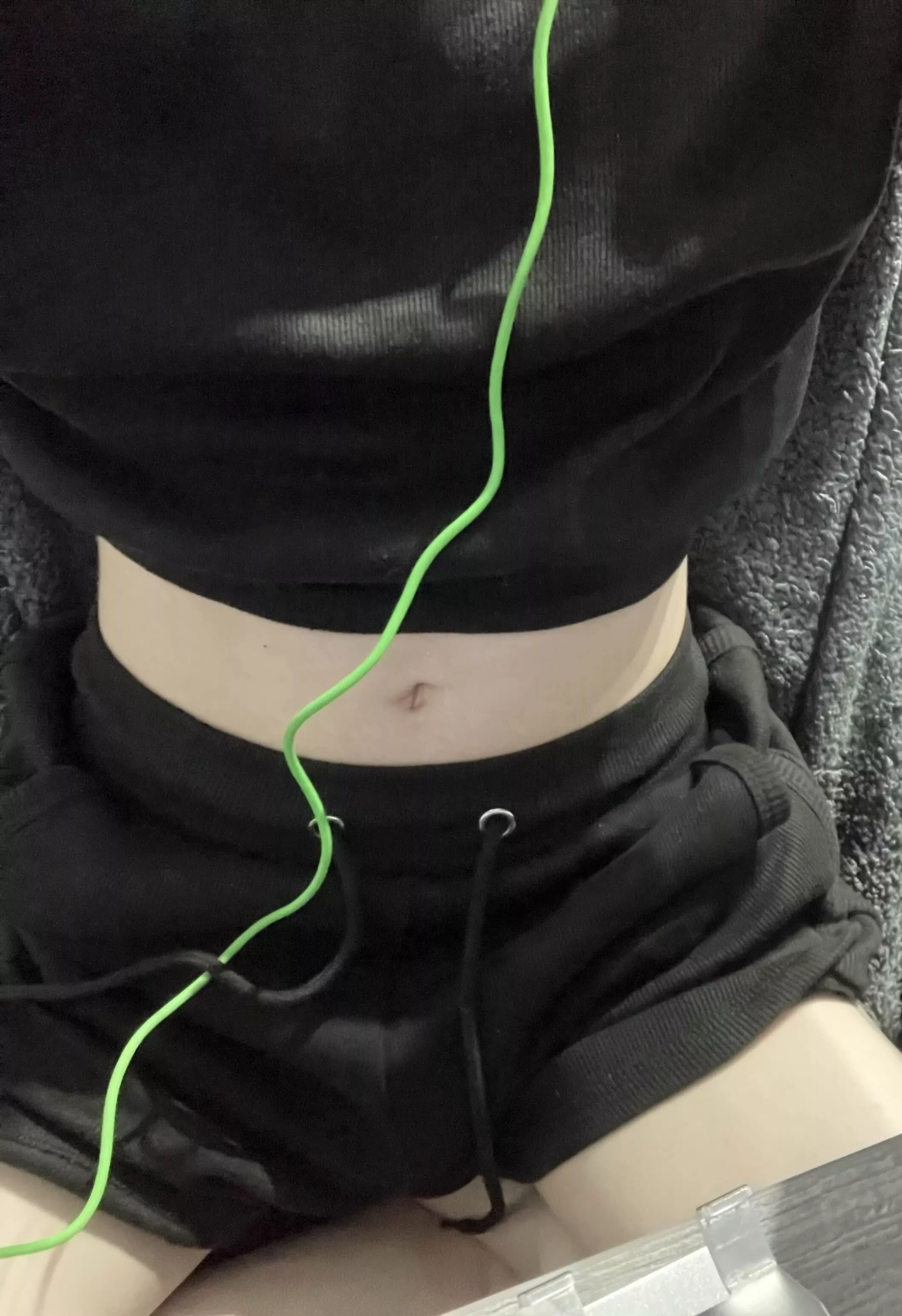 I got my first crop top and am gaming in it :D posted by Forsaken_Reality_396