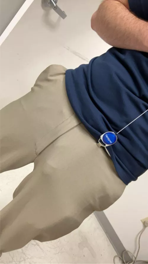 I wonder if my bulge distracts my coworkers 24yo by TallArrival5