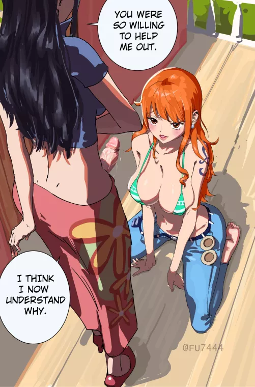Nami wants to suck by Somanycookies1