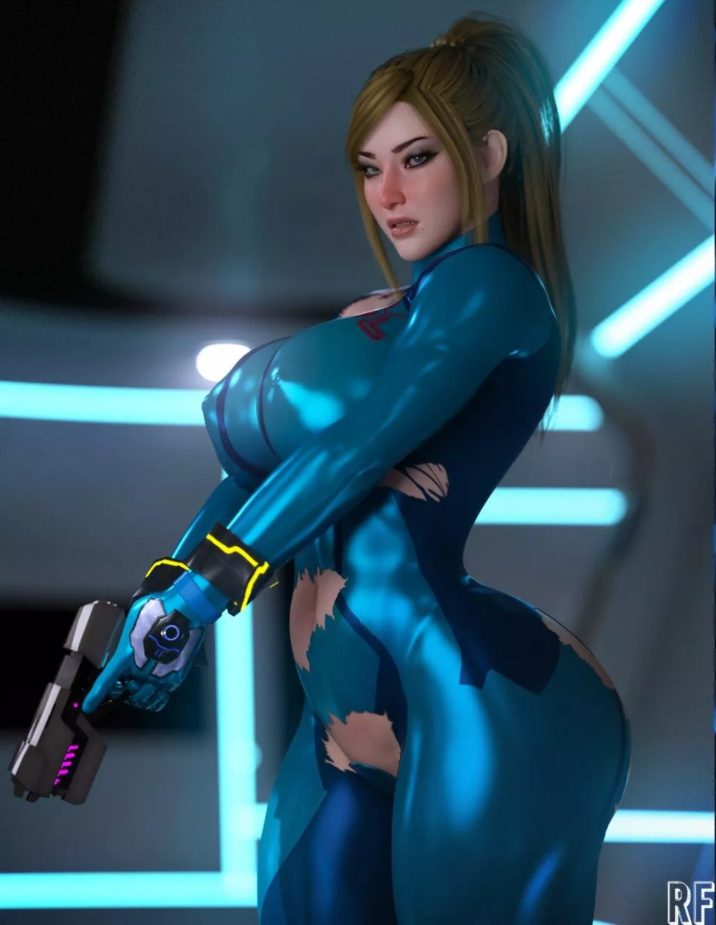 Samus Big Tits (Rude Frog 3D)  posted by Mxfyn