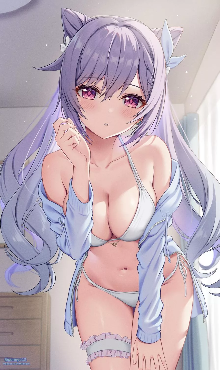 Swimsuit Keqing  posted by xSaviour_N