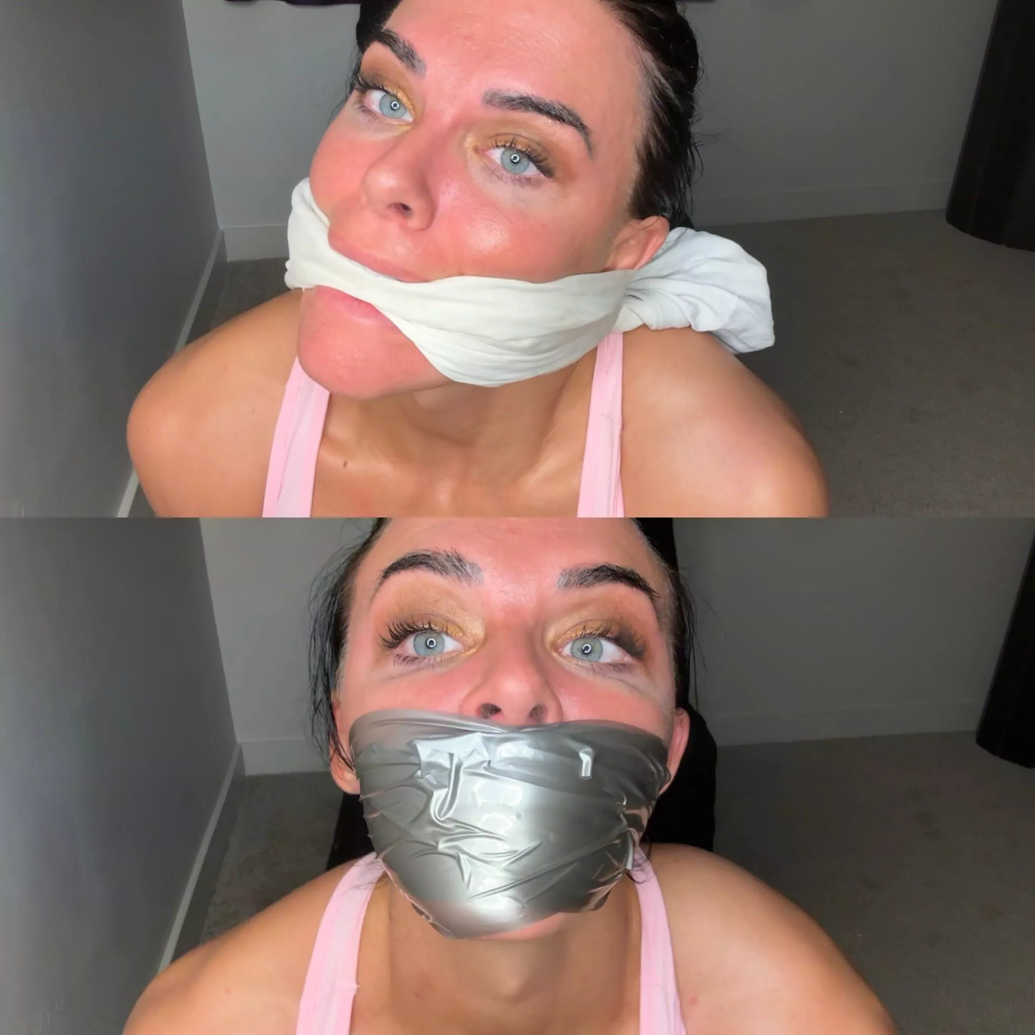 Cleave Gag or Tape Gag posted by lexa_stahl