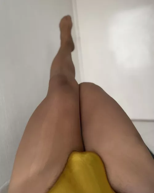 Gold thong by feetyfootish