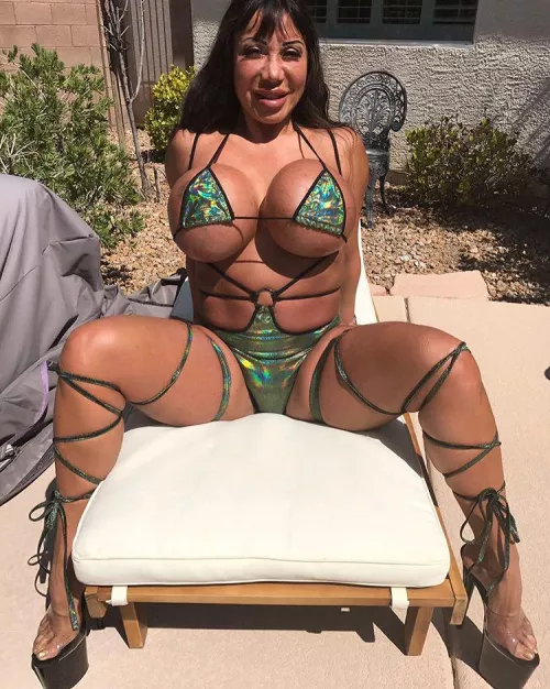 Green Bikini by BitsnBoobs