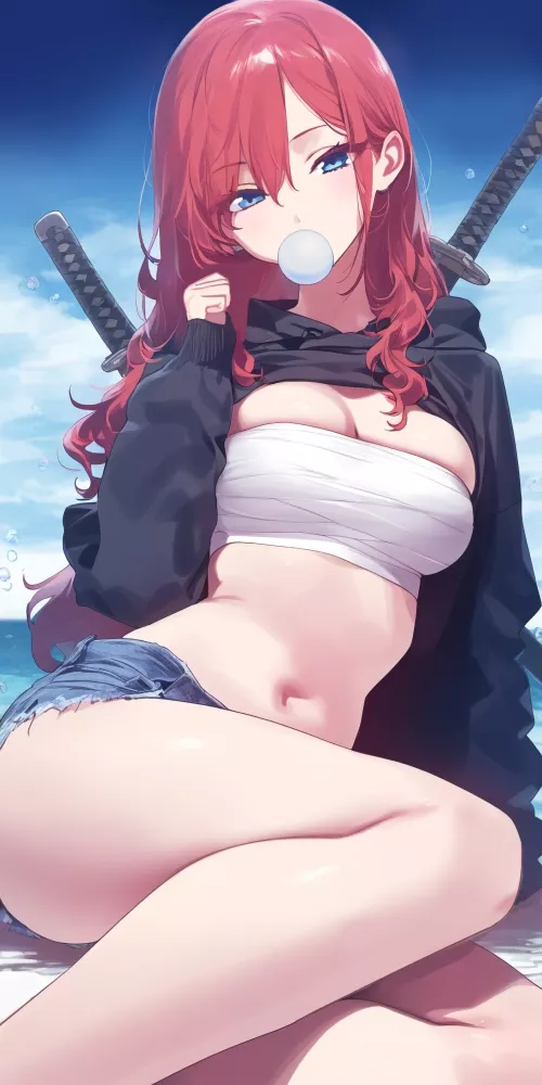 Gyaru Redhead  by CheetahSperm18