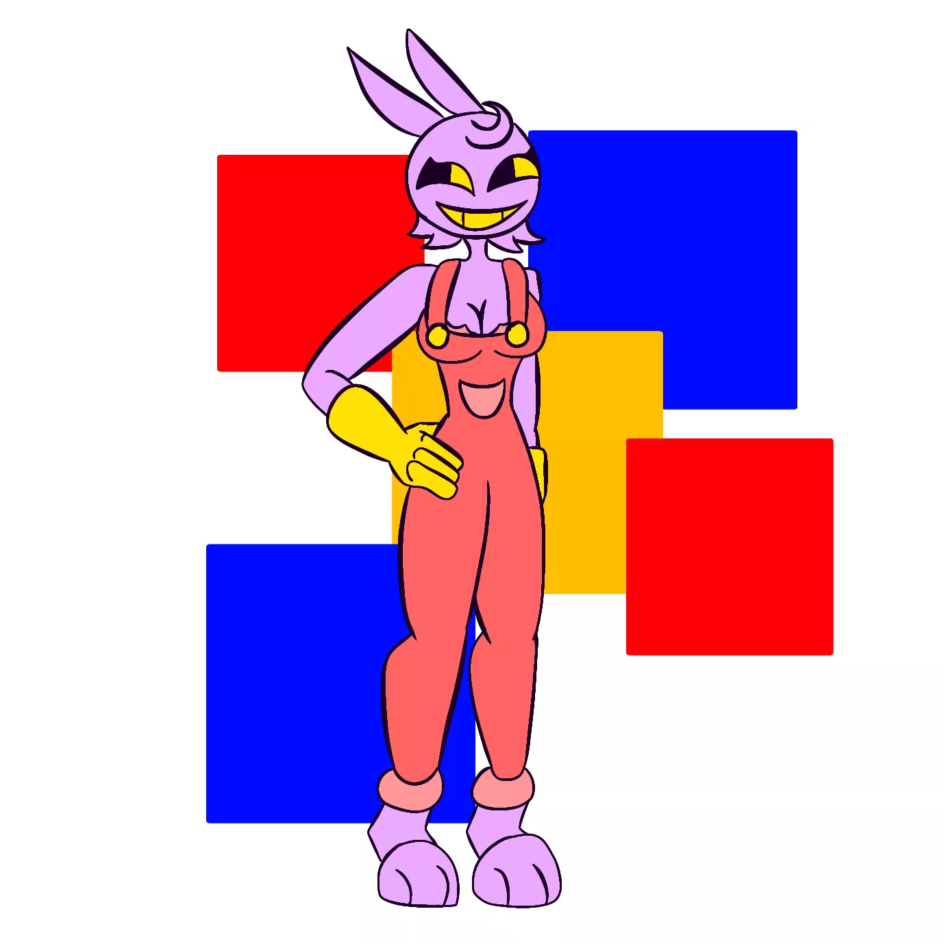 I tried to copy Minus art style  posted by EASalmon64