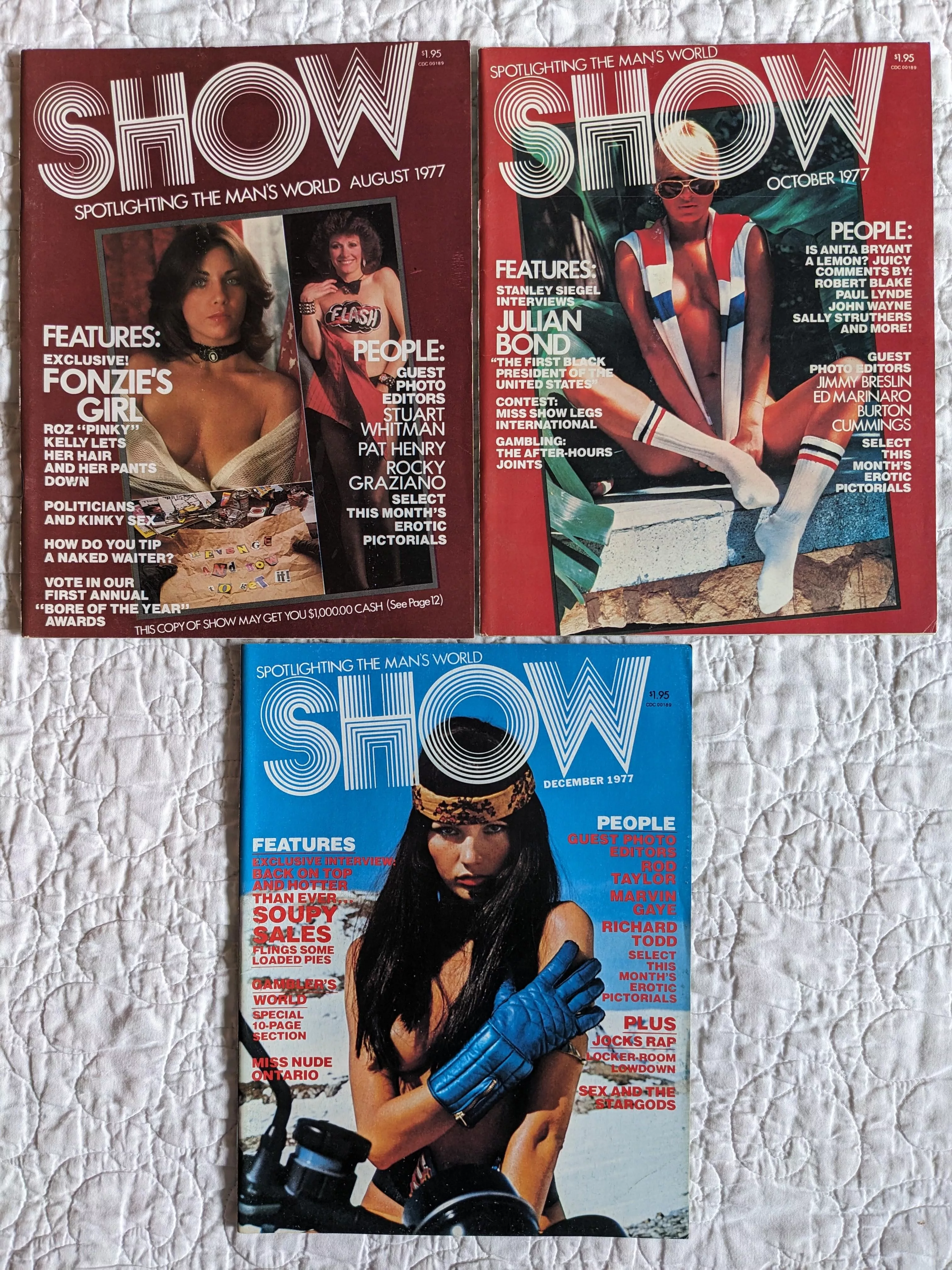Show magazines from 1977. posted by CafGardenWitch