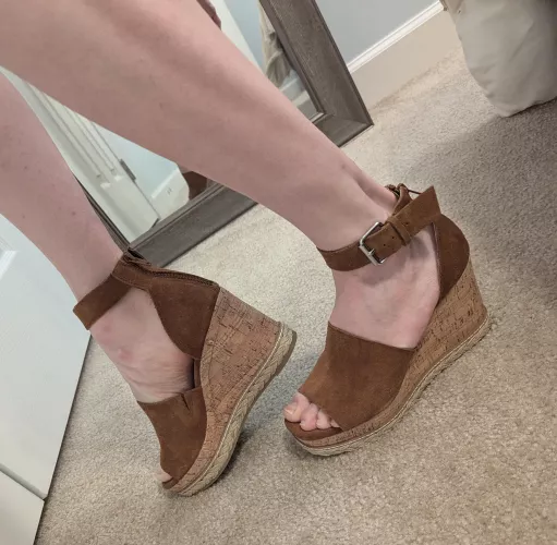 Wedges aren't usually my go to but absolutely loved these.  by Sometime-Hazel