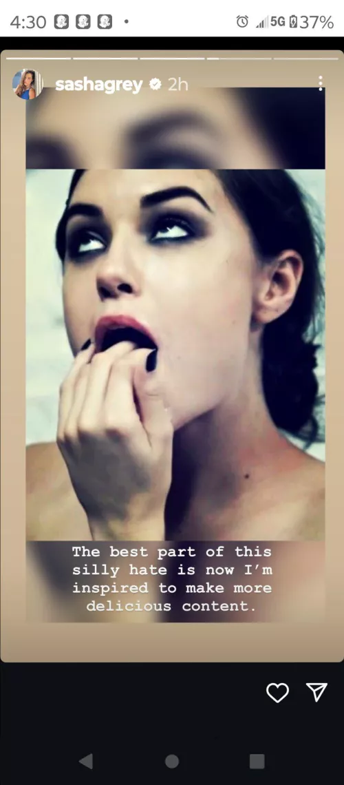 What do you think? What kind of content could Sasha currently make? by AxelMollo93