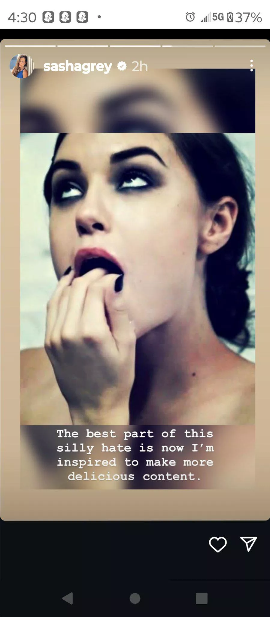 What do you think? What kind of content could Sasha currently make? posted by AxelMollo93