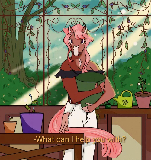 🪴🐴(art by me) by Knj_jhs