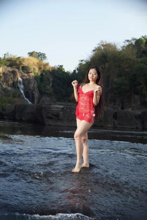 I hope my dress is not too short to wear a buttplug by Crimson-Cassandra