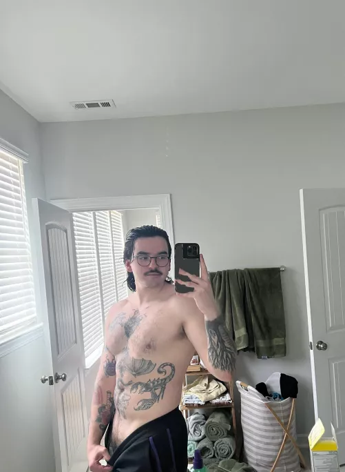 I’m up way too early today, so have a post-shower pic by [deleted]