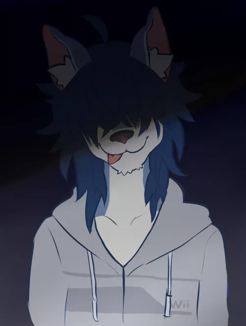 It is indecipherable what's going through his thoughts. Almost as if... He has no thoughts. [Art by me] by Dear_Cockroach7