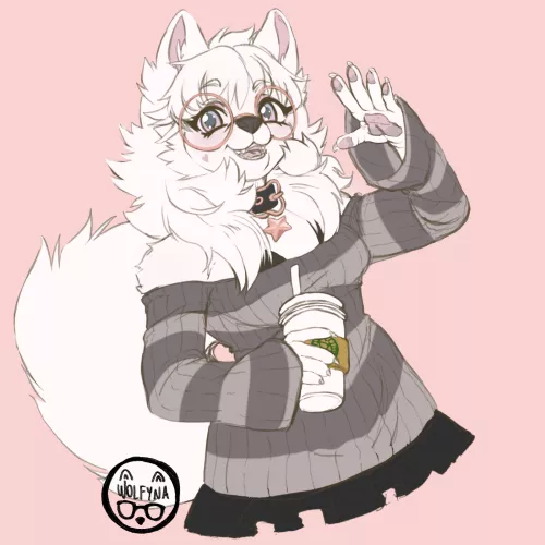 My second artfight attack! I attacked wolfae (@vvolfae on Twitter/X)!  by wolfyna88