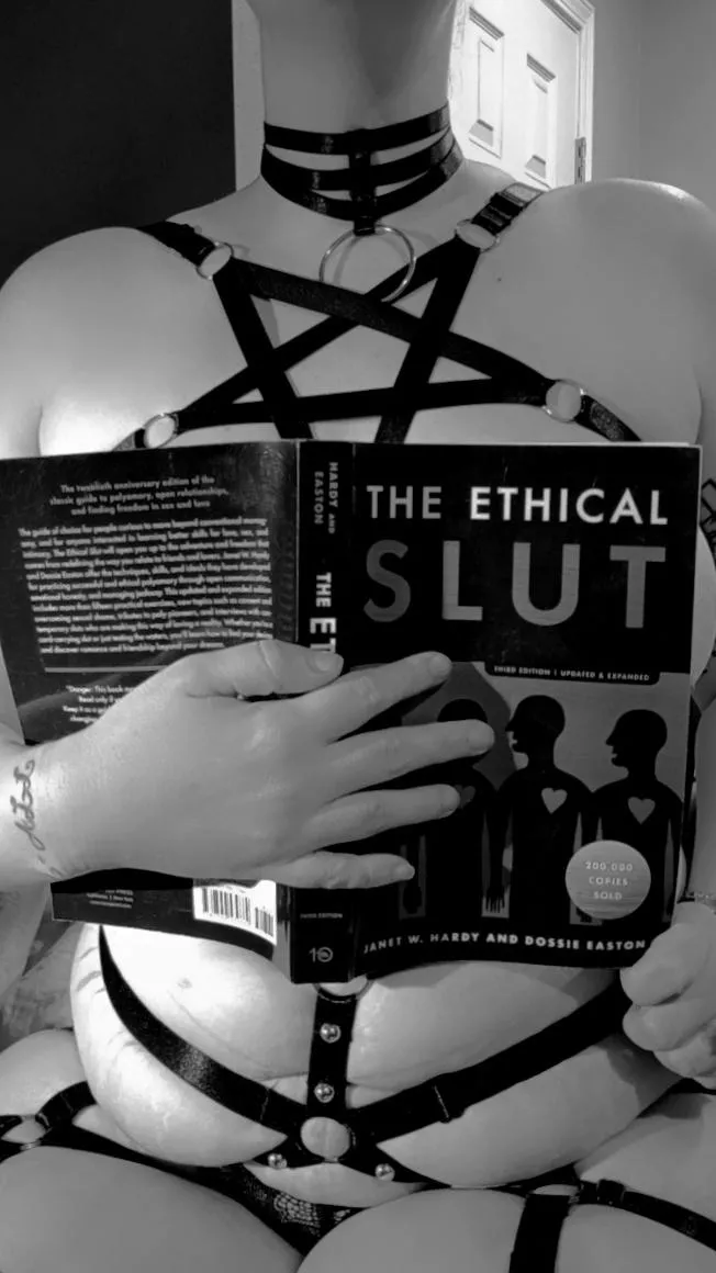 Books and harnesses 💜 posted by daddynkitten14