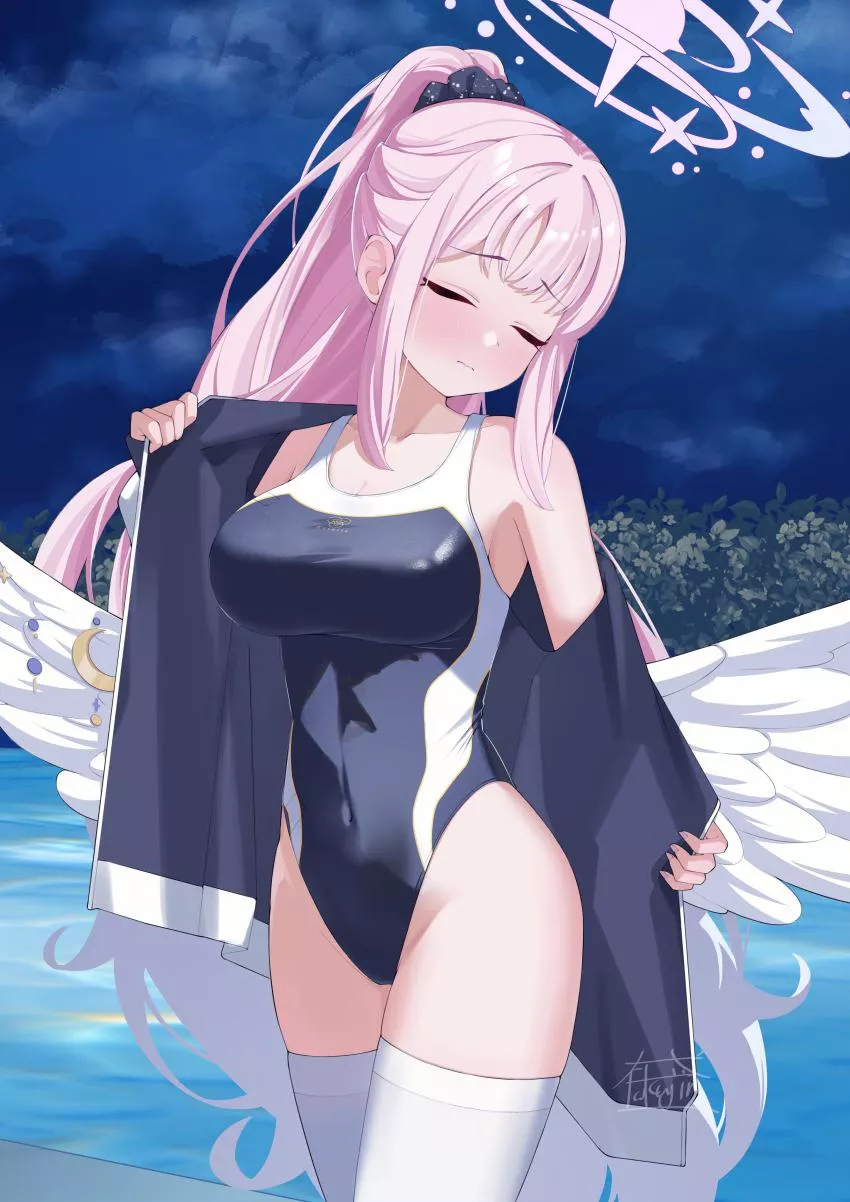 Cute and sexy angel waifu posted by reversedturnover