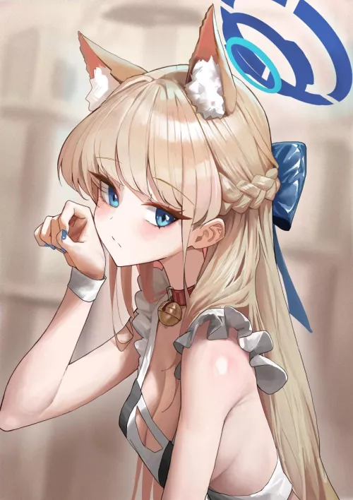 Cute perky waifu by reversedturnover