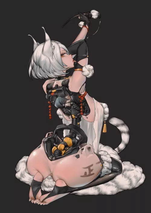 Cyborg Catgirl by MastColl20