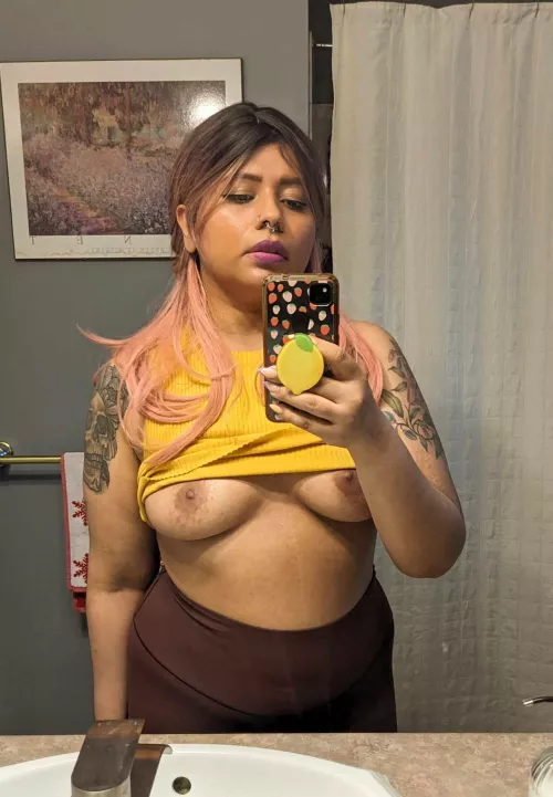 Just a simple nude selfie :) [F] by the_czar_got_cake