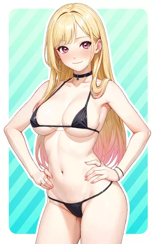 Marin Kitagawa In Her New Micro Bikini (My Dress Up Darling) by Csxc
