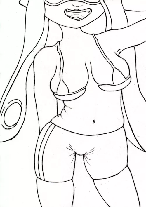 (motvinter) Practicing my linework ~ by motvinter