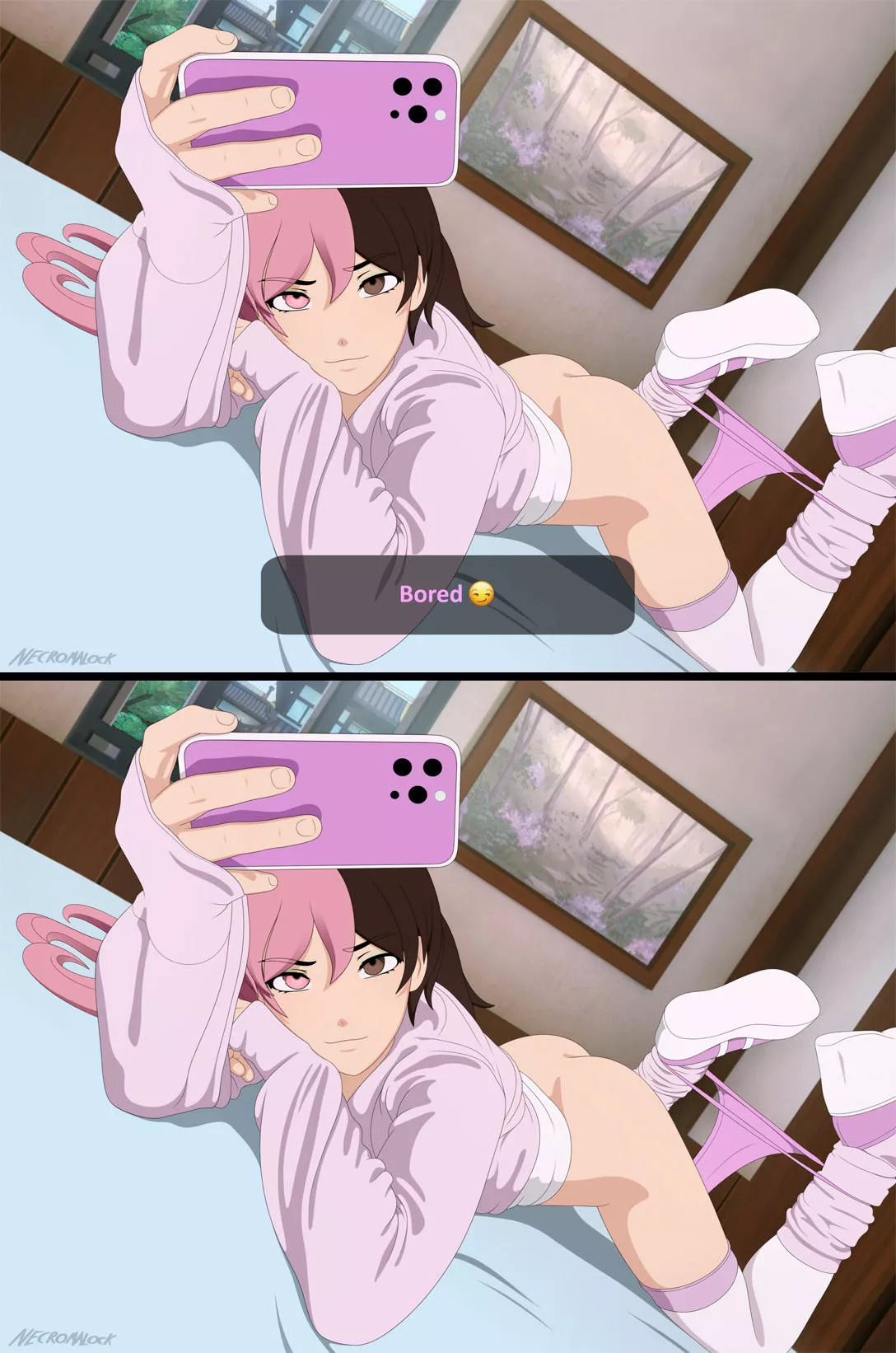 Neo is bored (Necromalock) posted by Blaiseingfire