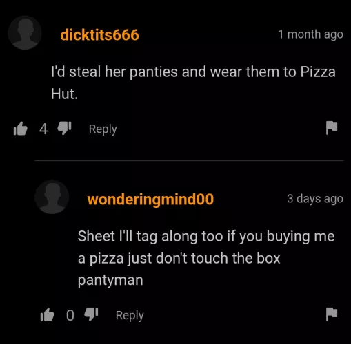 Pizza hut sounds nice by TheGuyWhoAsked55
