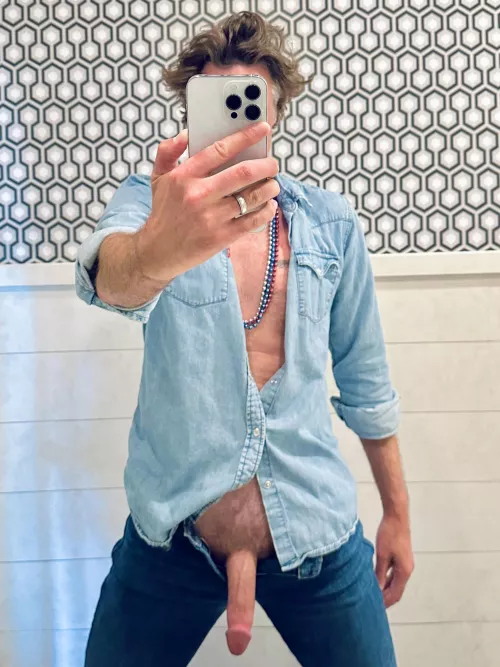 Denim, beads, and a big dick [48] by WillingnessQueasy475