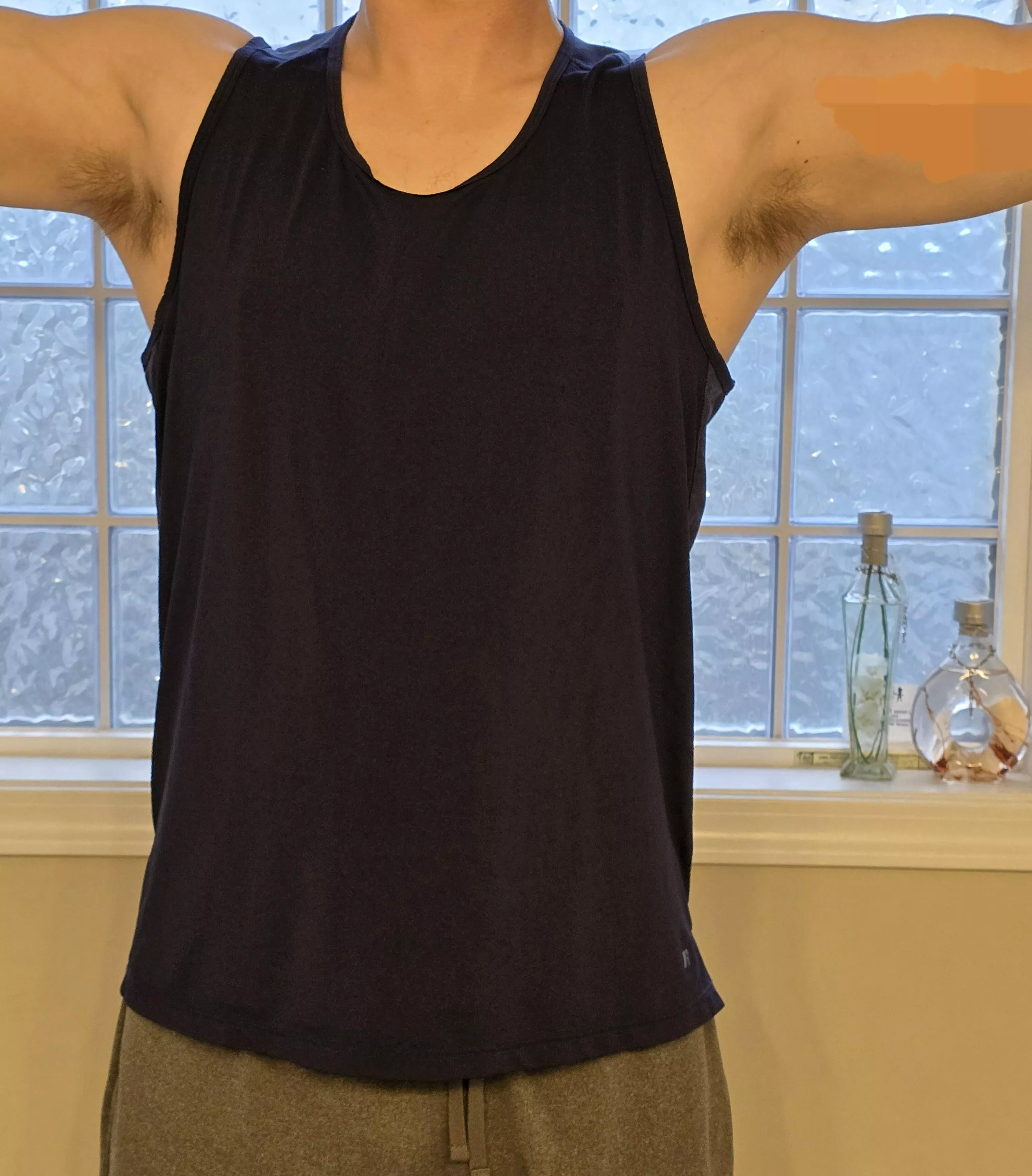 I have sensitive pits and like to be licked  posted by JohnathanBenton