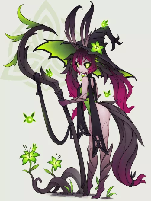🌱 The plant witch. 🌱 by The-Yandere-Conjurer