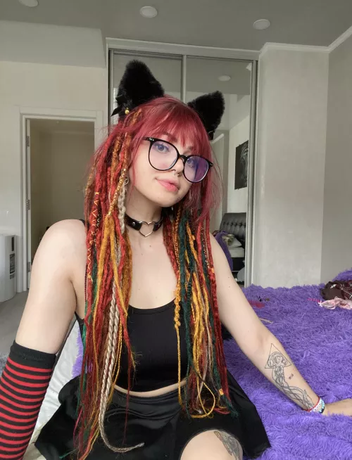 Am I still gorgeous with these cat ears by BabbyRedflower