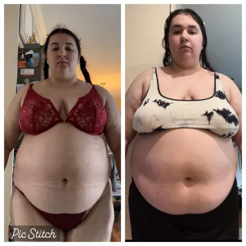 Anyone wanna feed this fat growing belly? by ZaraGainer