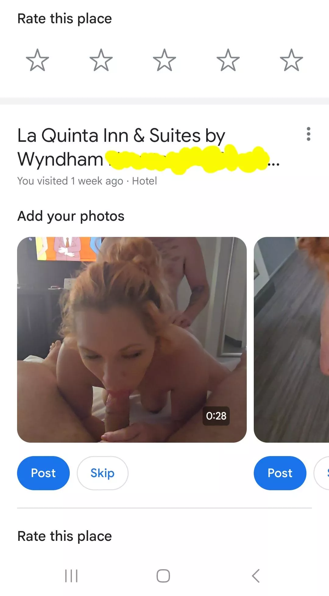 Google asked me to rate my recent stay. 😂 Gonna have to pass on that one. posted by thepolishwife