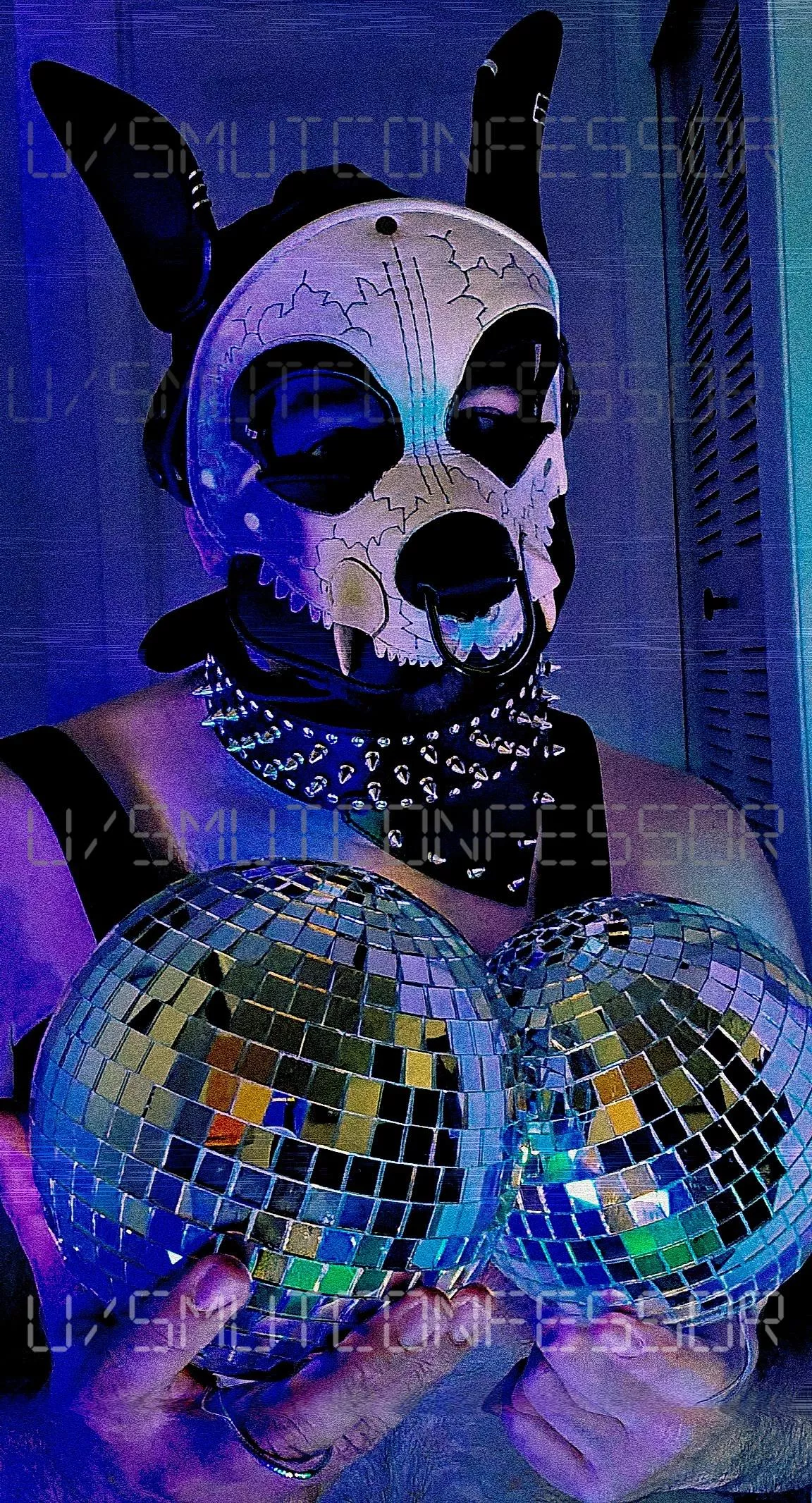 Just showing off my balls!  posted by SmutConfessor