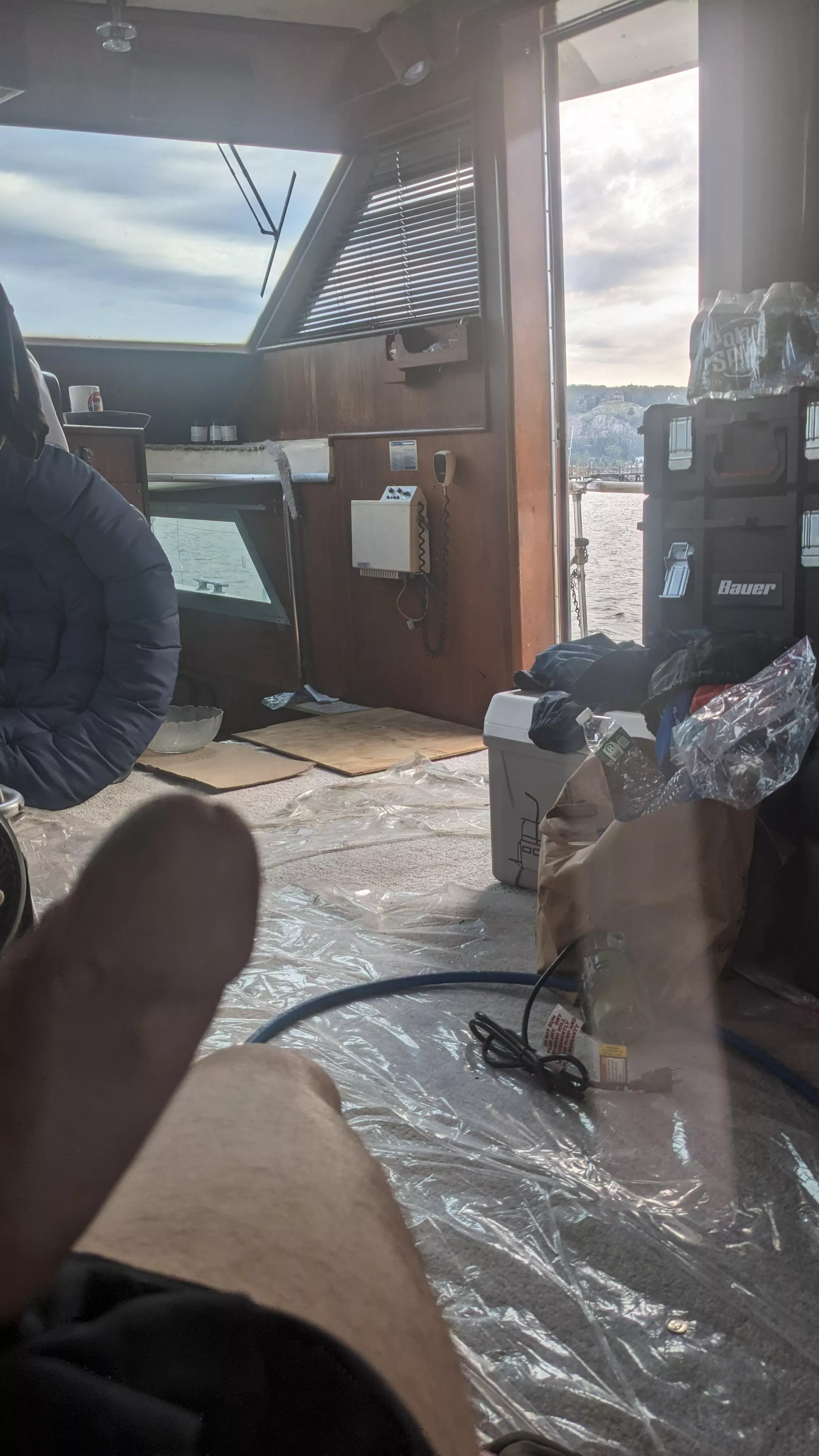 Morning wood on the boat  posted by stupitinvestor