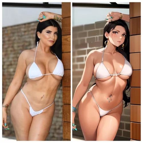 Romi Rain: Real Life to Anime by artifiedbaddies