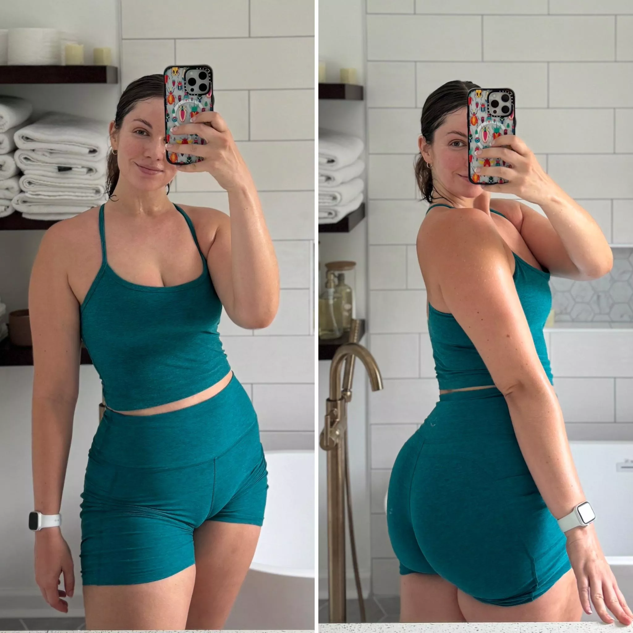 Sweaty after my bike ride  posted by shibahuskymom