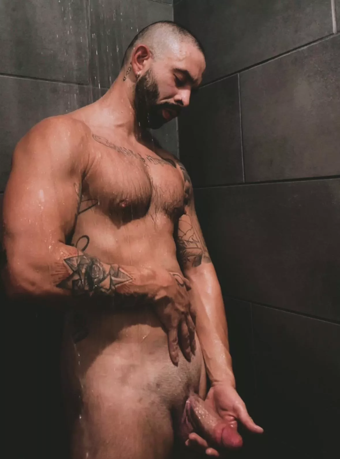 Feeling heavy in the gym shower (31) posted by EfficientNose5550