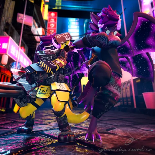 Here's a render I made for a VRChat avatar I worked on :3 [art/render by me] by SylviaCrisp